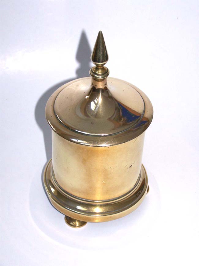 An early 19th century English Brass Tobacco Jar — image 2